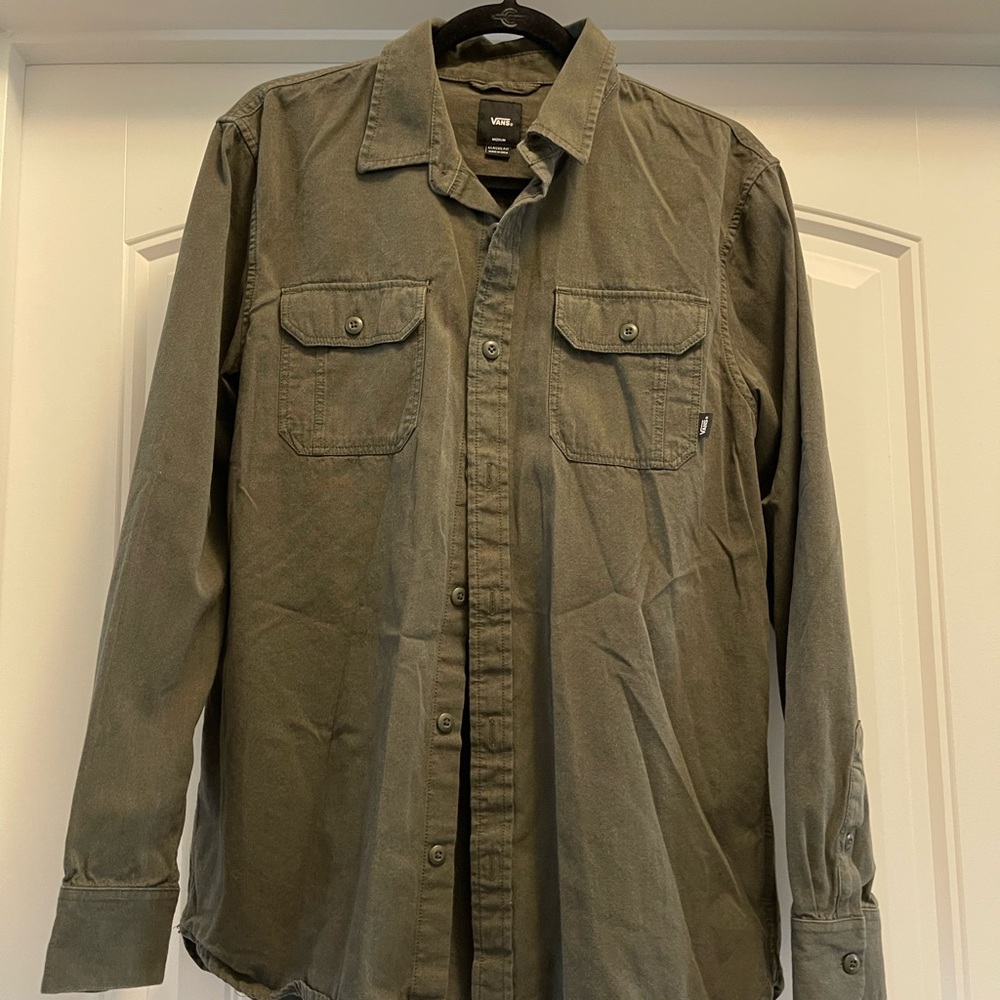 Vans button up shirt